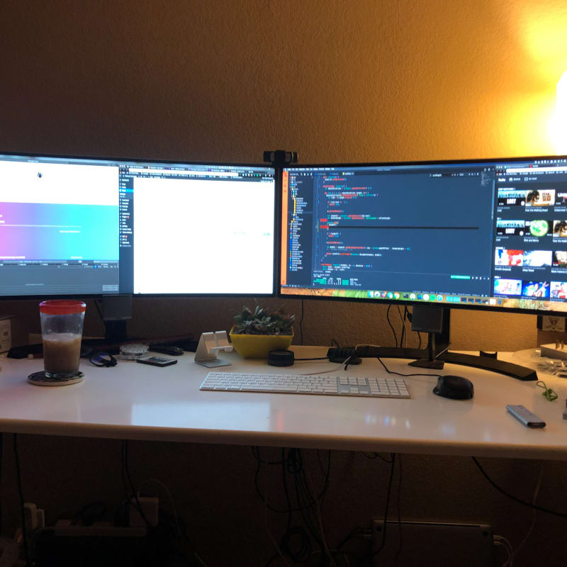 Dual monitors!