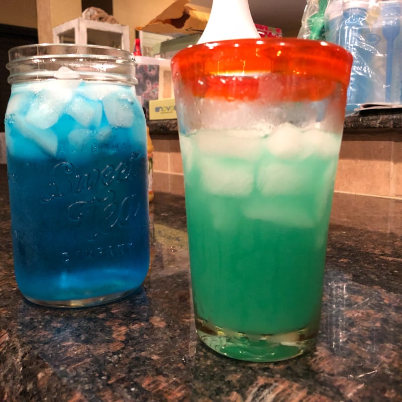 Two beautiful rum-based drinks