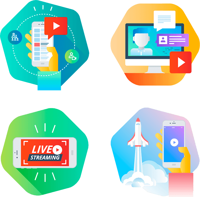 virtual and on-site events