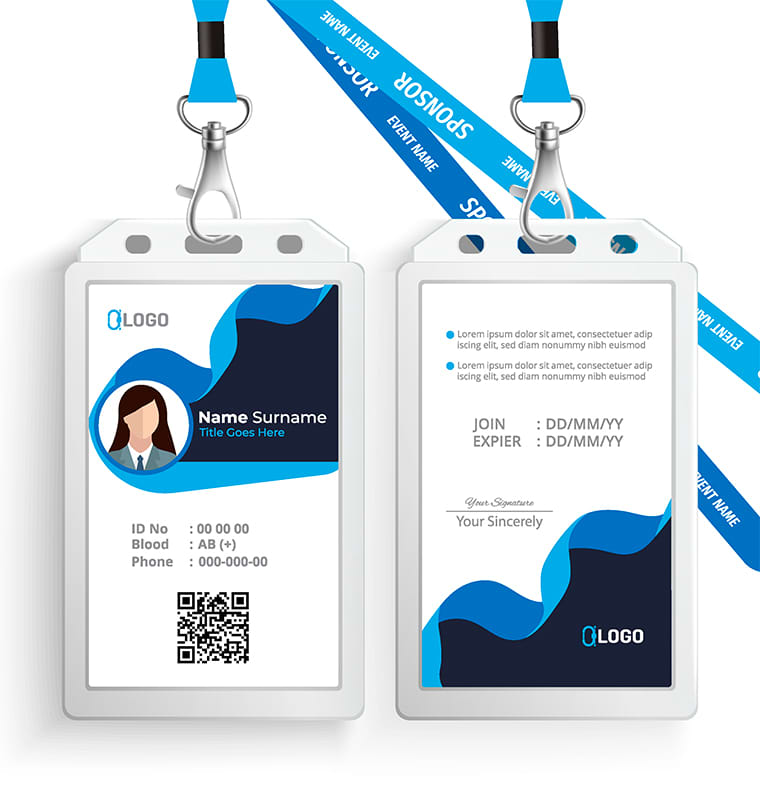 Custom ID Badge, Design Your Own Id Card, Plastic Badge, Office Badge,  Customized Office Id Card 