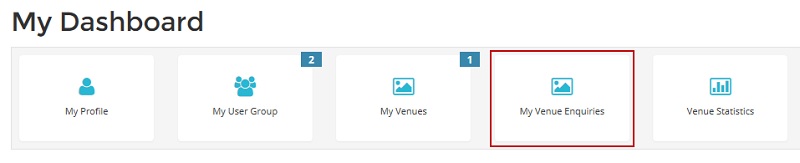 My Venue Enquiries My Venue Enquiries