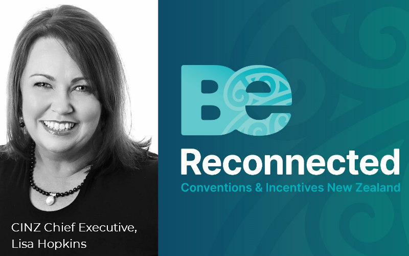 CINZ Chief Executive, Lisa Hopkins and BE Reconnect