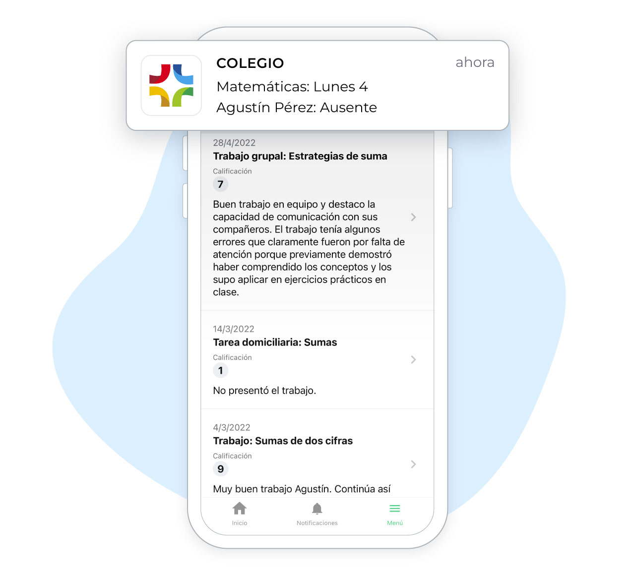 Notificaciones y comunicación a los padres
