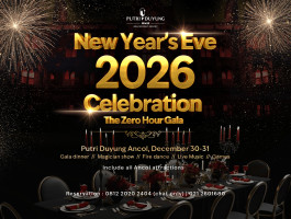 Gala Dinner Malam Tahun Baru 2026 Di Putri Duyung Ancol: Paket Menginap & Hiburan Eksklusif