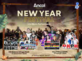 New Year Festival Ancol: Konser Tahun Baru Di Pantai Festival Bersama Om Mahesa Dan New Pallapa