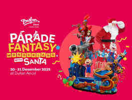 Parade Fantasy Wonderland With Santa Di Dufan Ancol: Kemeriahan Liburan Akhir Tahun 2025