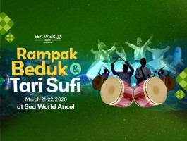 Rampak Beduk Dan Tari Sufi Di Sea World Ancol, Pertunjukan Spesial Lebaran 2026