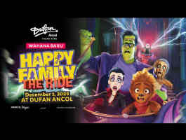 Wahana Baru Dufan Ancol: Happy Family – The Ride, Petualangan Horor Seru Yang Wajib Dicoba!