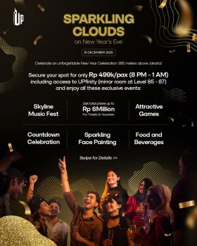 Sparkling Cloud On New Year'S Eve