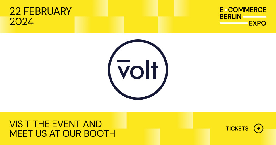 Volt invites you to a meeting at the E-commerce Berlin Expo