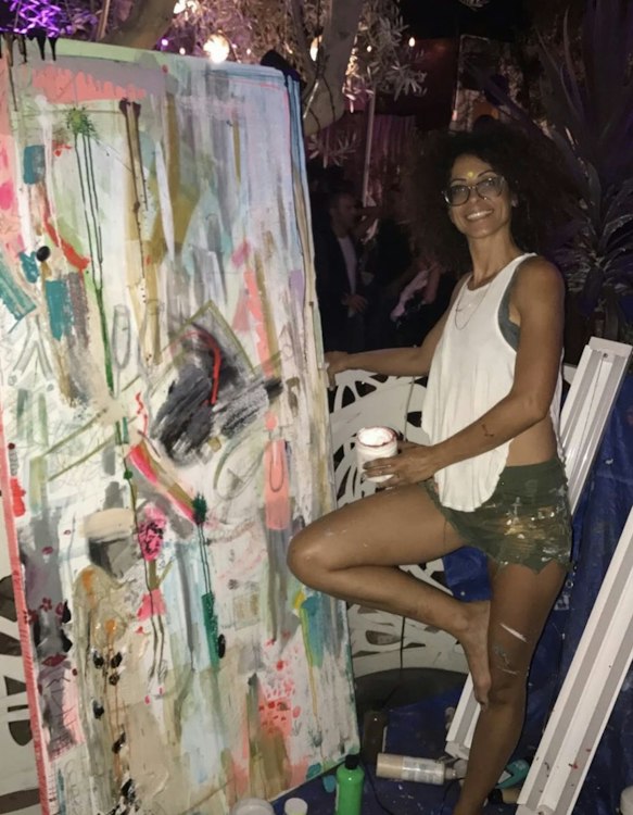 ABSTRACT NIGHT - Live Painting