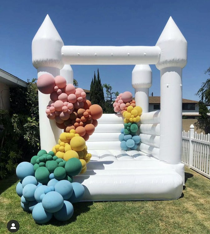 White Bounce Houses