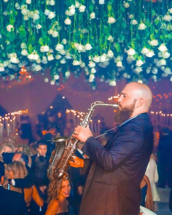 Dancing Saxophonist