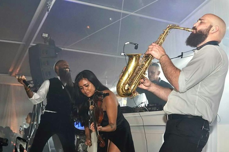 Dancing Saxophonist