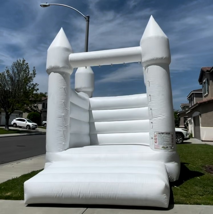 White Bounce House Rental