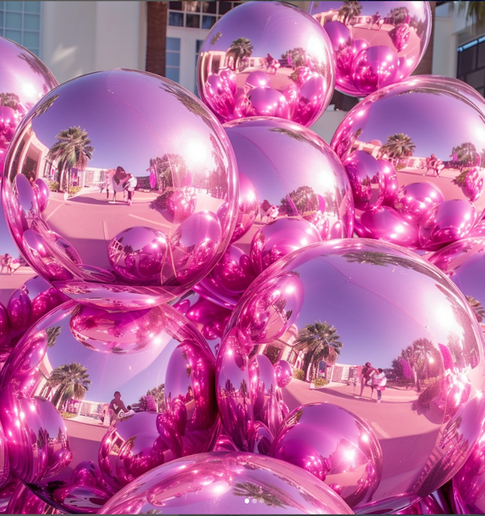 Big Mirror Inflatable Balloons