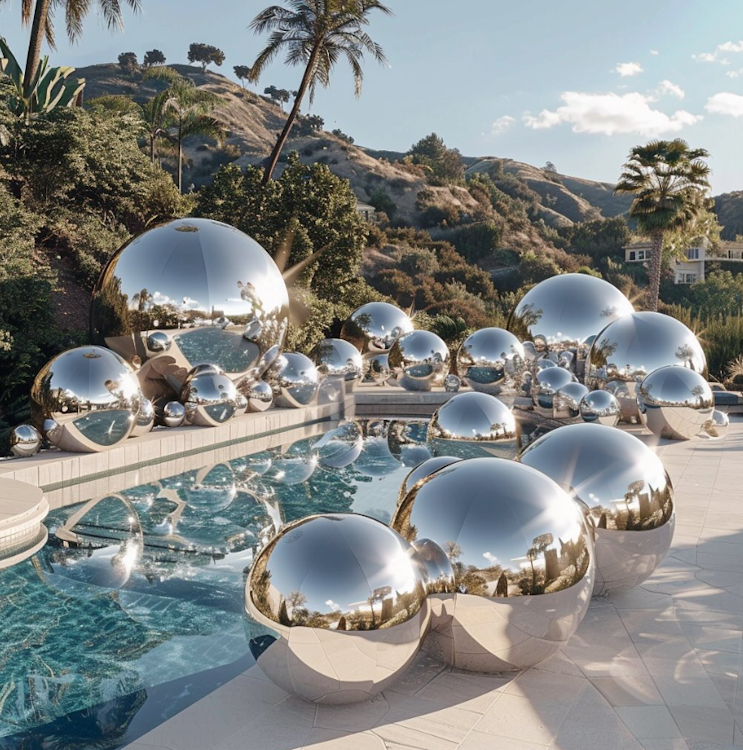 Big Mirror Inflatable Balloons