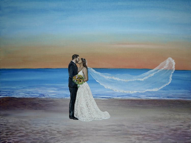 Couple & Guests Signature Portrait (Diamond)