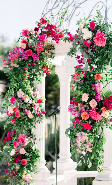 Arch florals