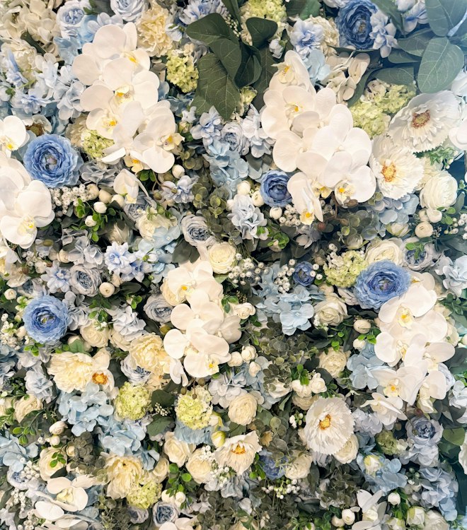 The Greta  Flower Wall