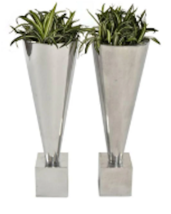 Chrome Planters