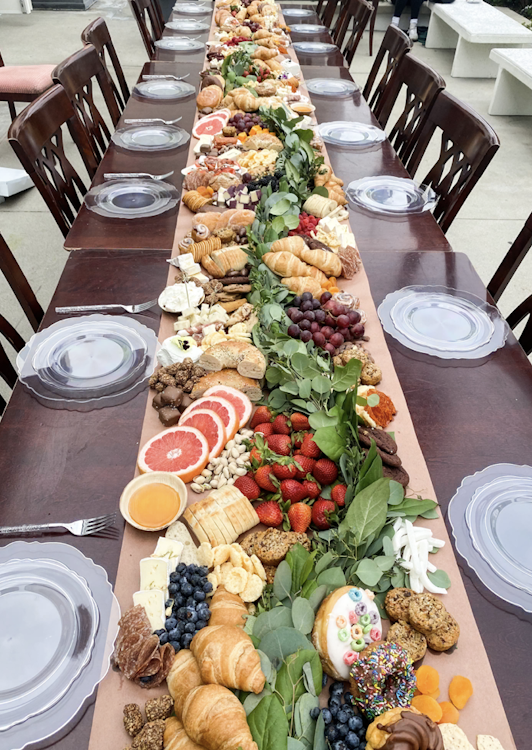 Brunch grazing Table