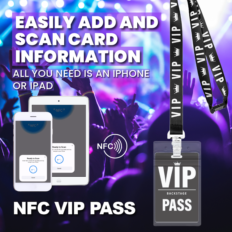 NFC Lanyard Screening VIP Ticket Access