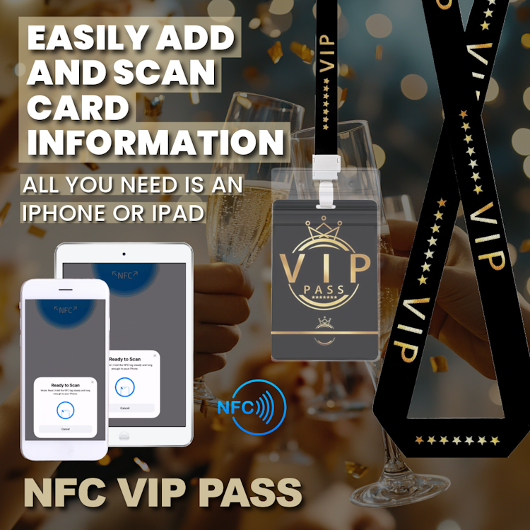 NFC Lanyard Screening VIP Ticket Access