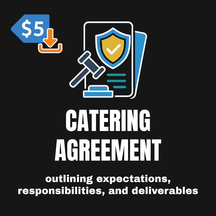 Catering Agreement Template | Event Catering