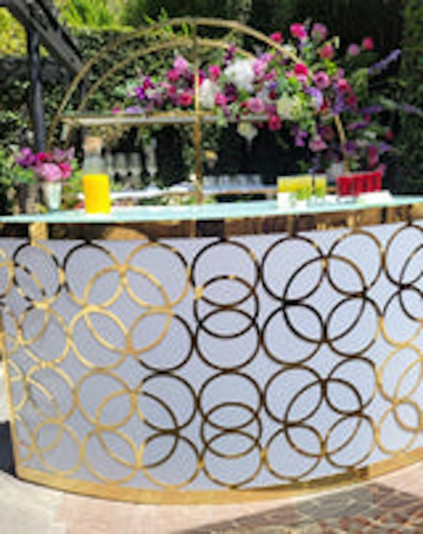 Bar Modern Gold & White