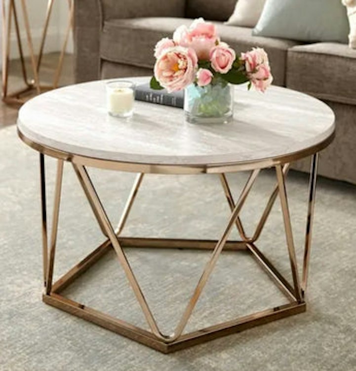 Faux Stone Geometrix Table