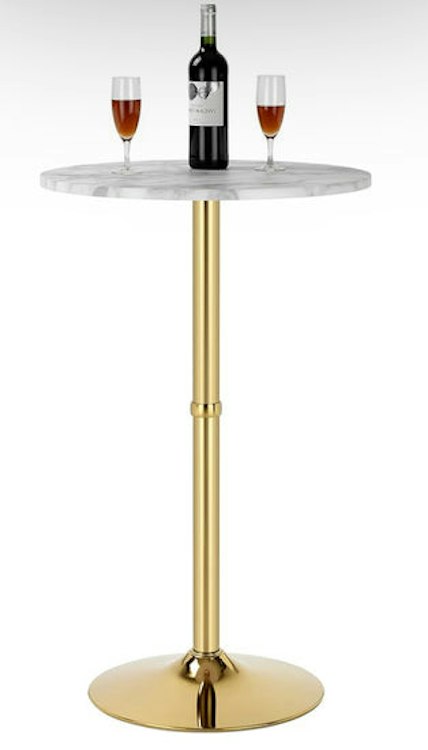 24" Gold Cocktail Table