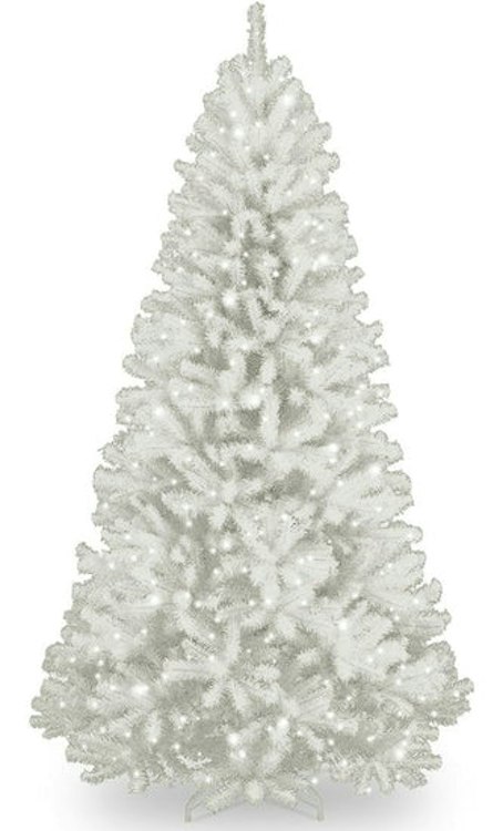 Christmas Tree - 7' White Pre-Lit