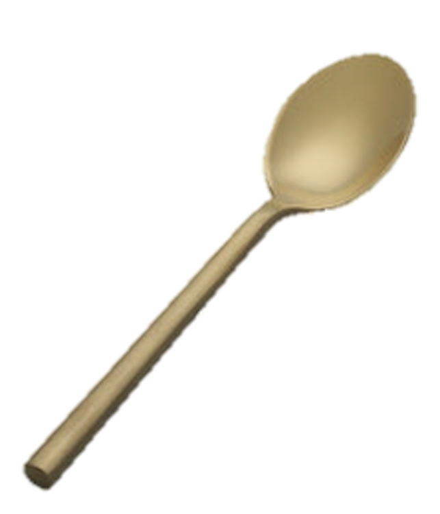 Soup Spoon Rush Brushed Gold
