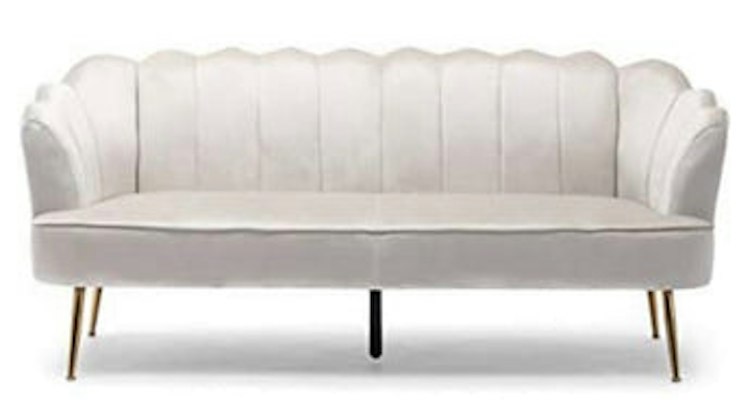 Beige & Gold "Chanel" Sofa