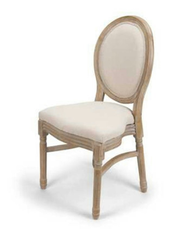 Natural King Louis Chair