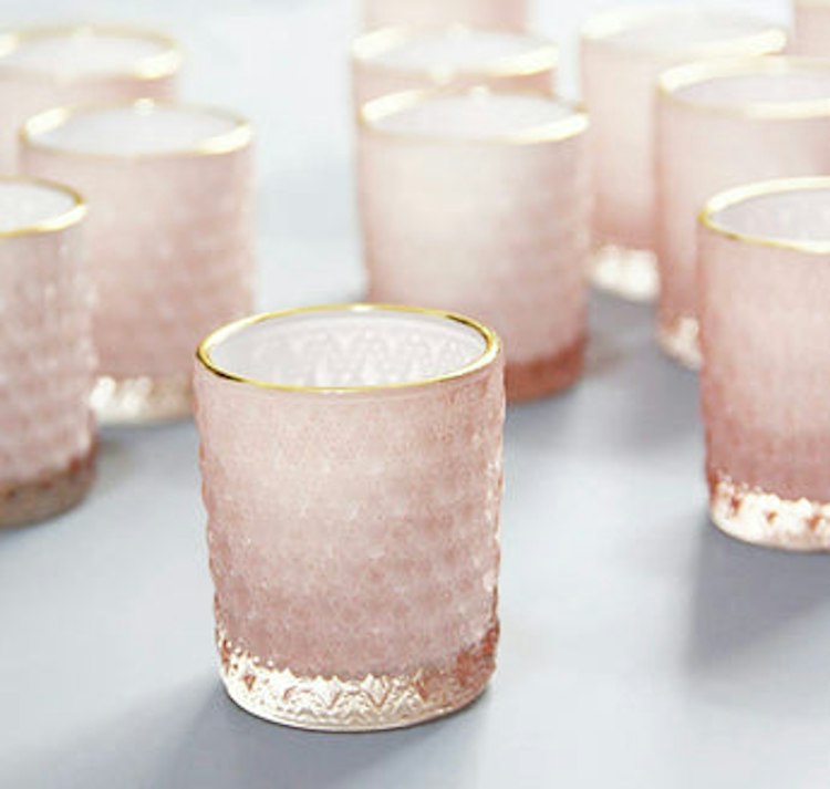 Tea Light Candle Holder Blush Betty