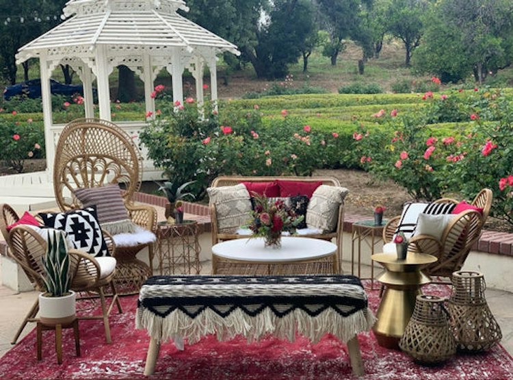 Boho Fringe Bench