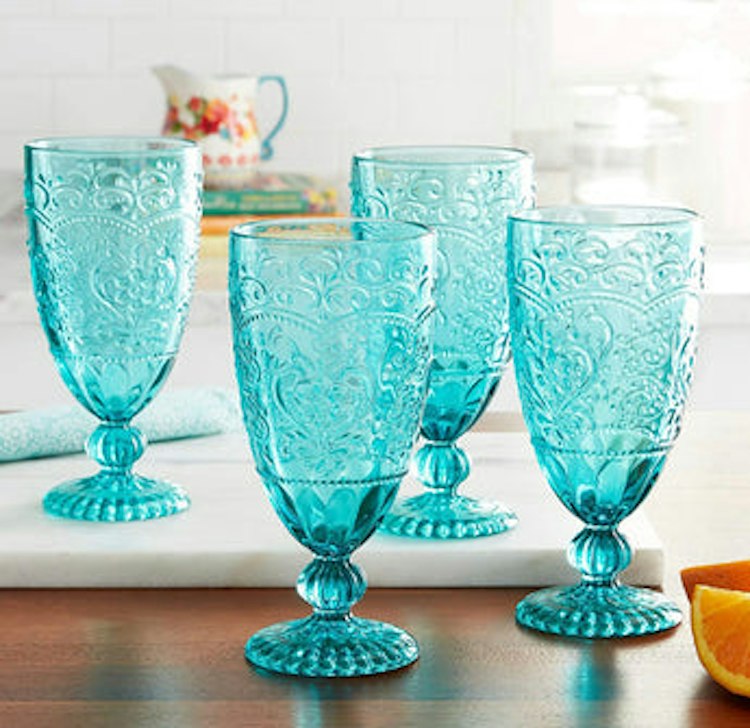 Teal Goblet