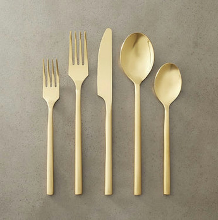 Starter Fork Rush Brushed Gold