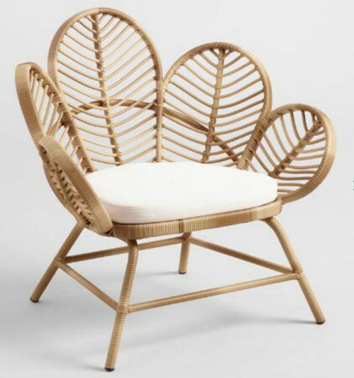Flower Shaped Rattan Chair