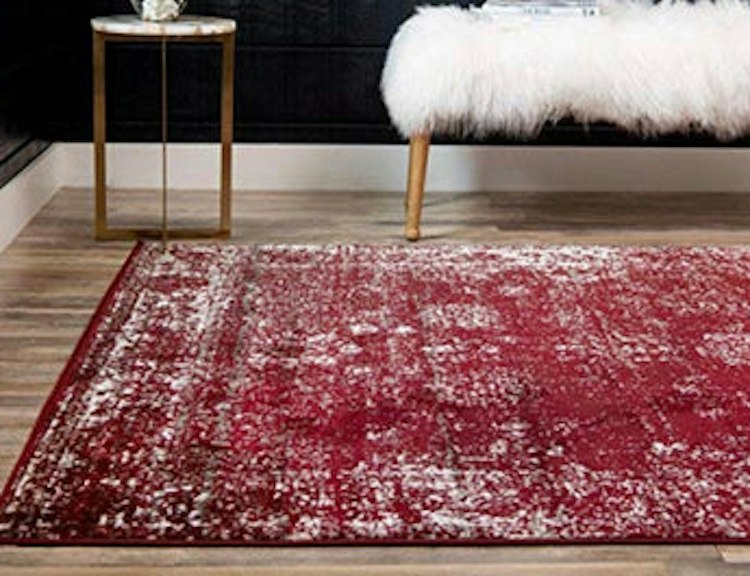Area Rug - Burgundy