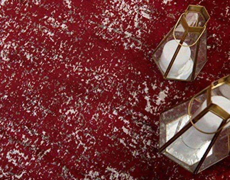 Area Rug - Burgundy