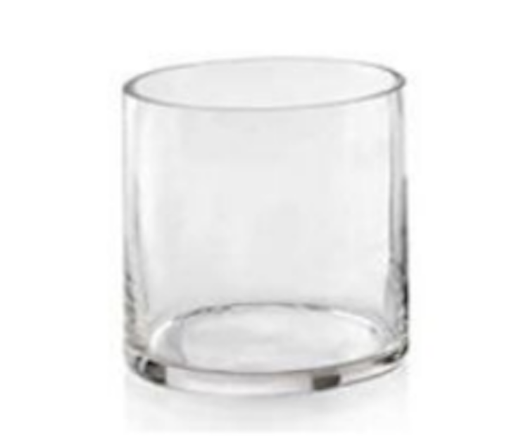 Cylinder Vase 4" x 4" Hurricane