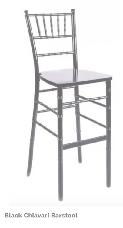 Black Chiavari Barstool