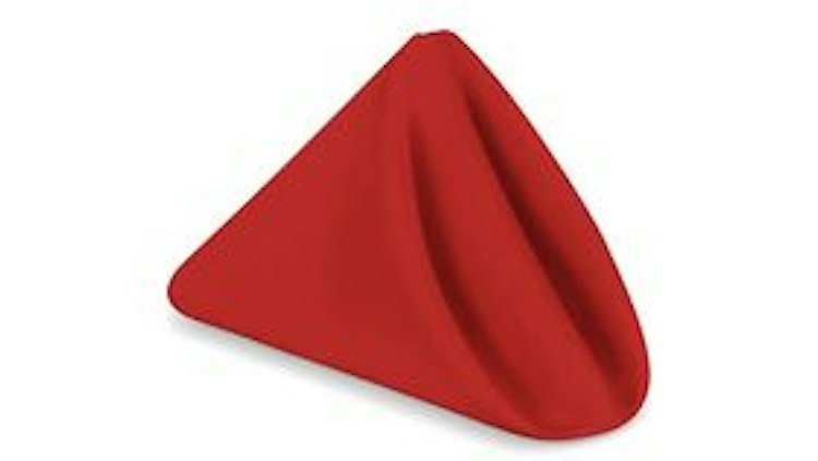 Red Polyester Napkin