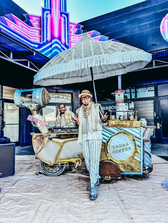 Coffee Bar Art Cart - Full TADAA Experience