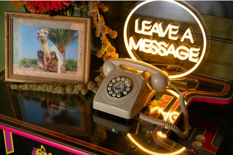 Audio Guestbook Cream Phone
