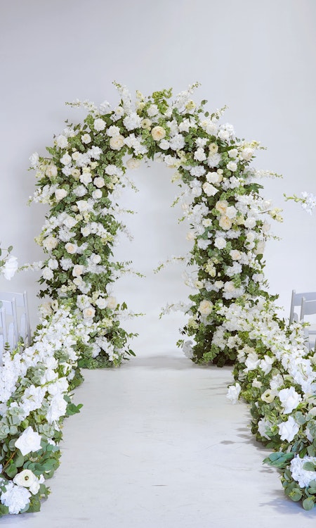 Silk Floral Garden Arch