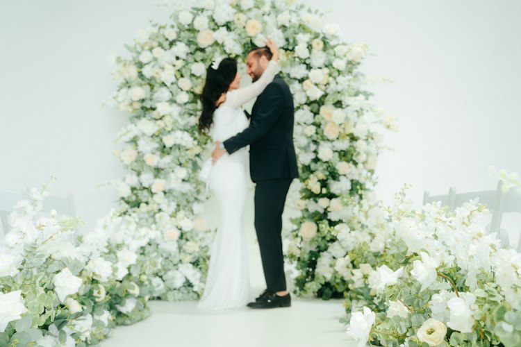 Silk Floral Garden Arch
